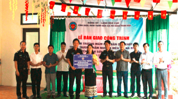 Công ty TNHH Miza Nghi Sơn chung tay Bàn giao công trình sửa chữa điểm trường mầm non Cha Khót.